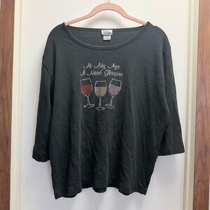 Stylish Black Graphic Women's Tank Top